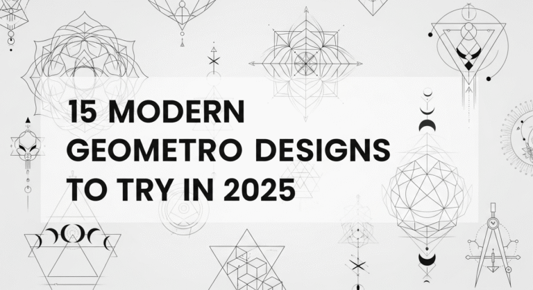 15 Modern Geometric Tattoo Designs to Try in 2025