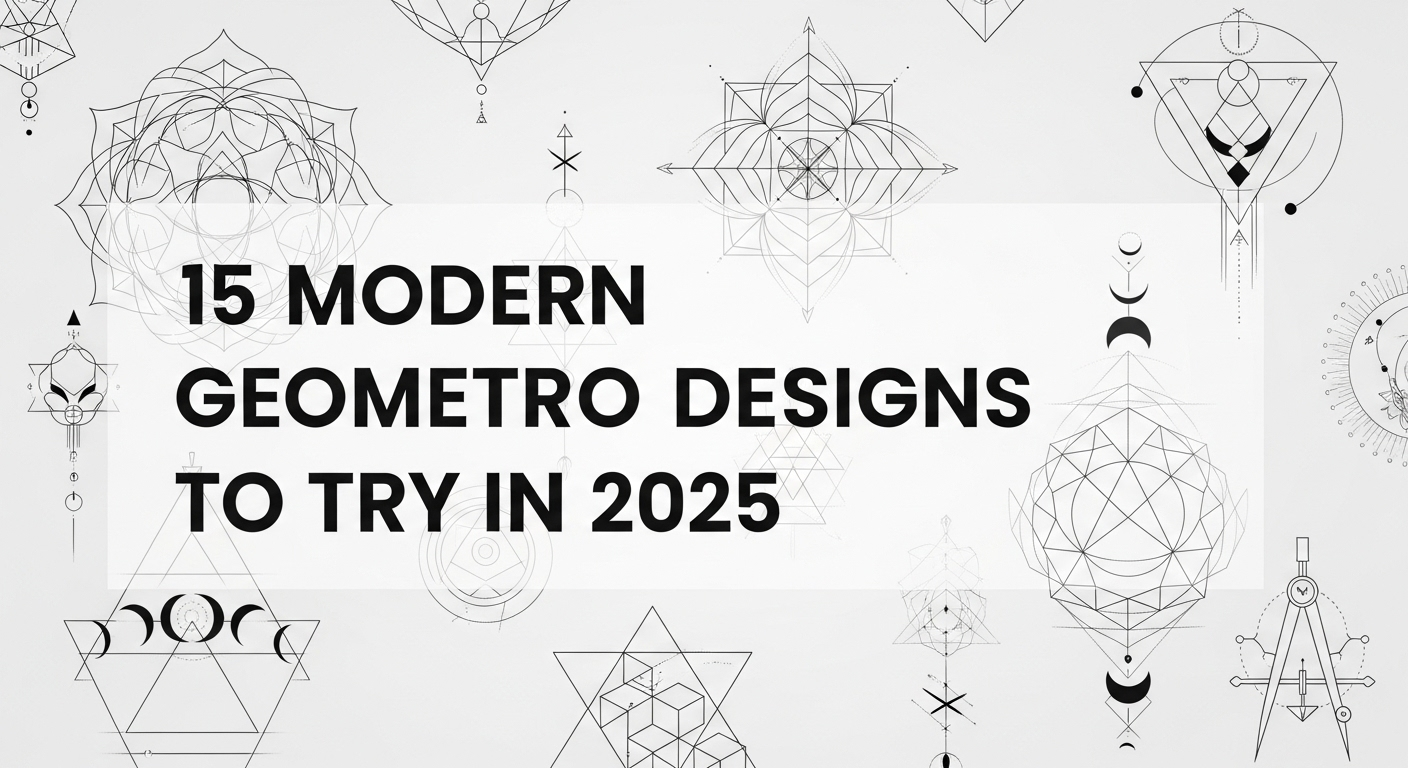15 Modern Geometric Tattoo Designs to Try in 2025