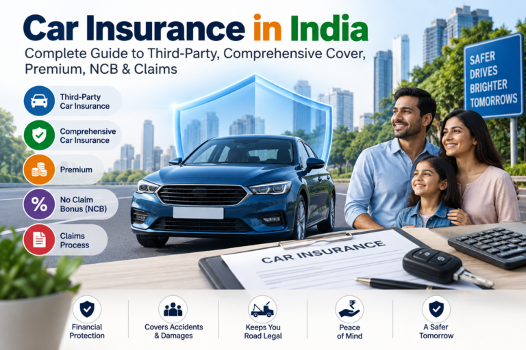 Car Insurance in India Complete Guide to Third-Party, Comprehensive Cover, Premium, NCB & Claims
