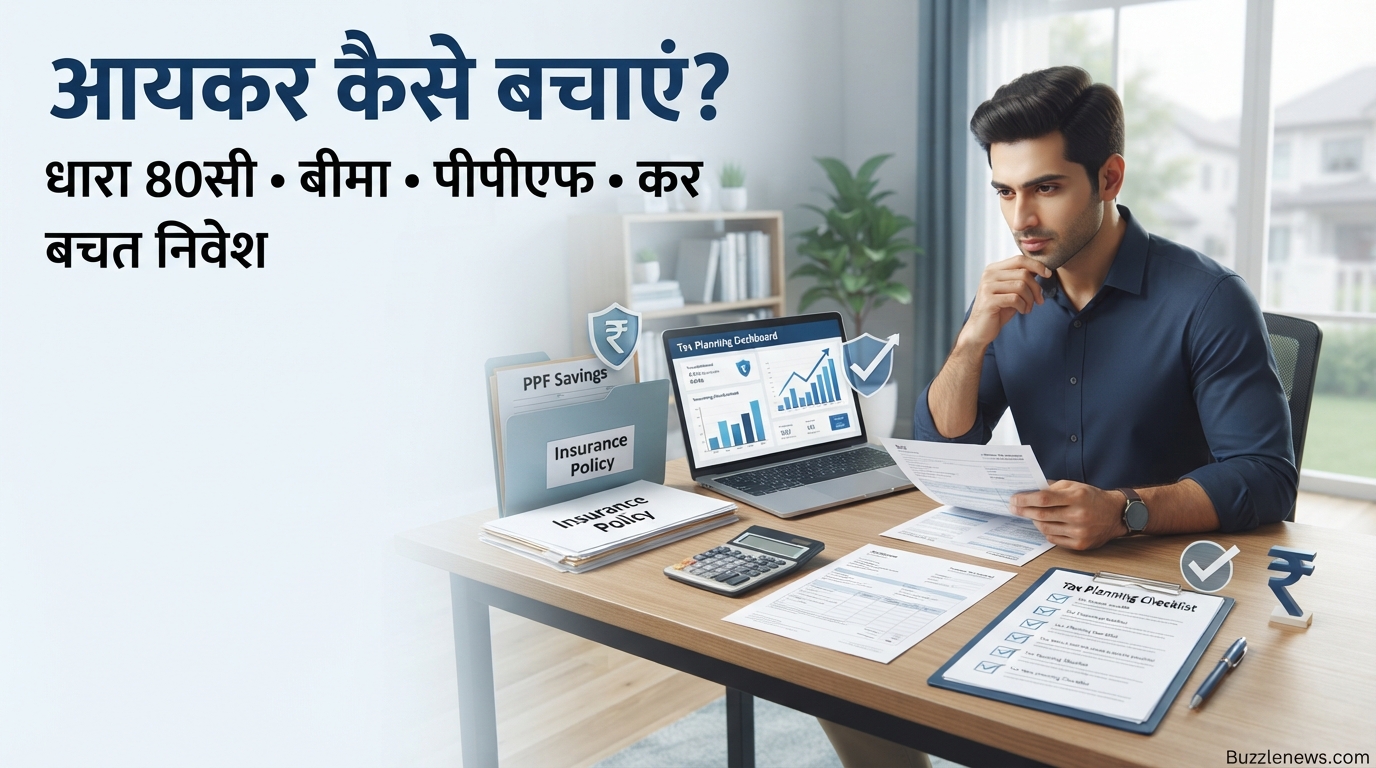आयकर कैसे बचाएं धारा 80सी, बीमा, पीपीएफ और कर बचत निवेश की जानकारी