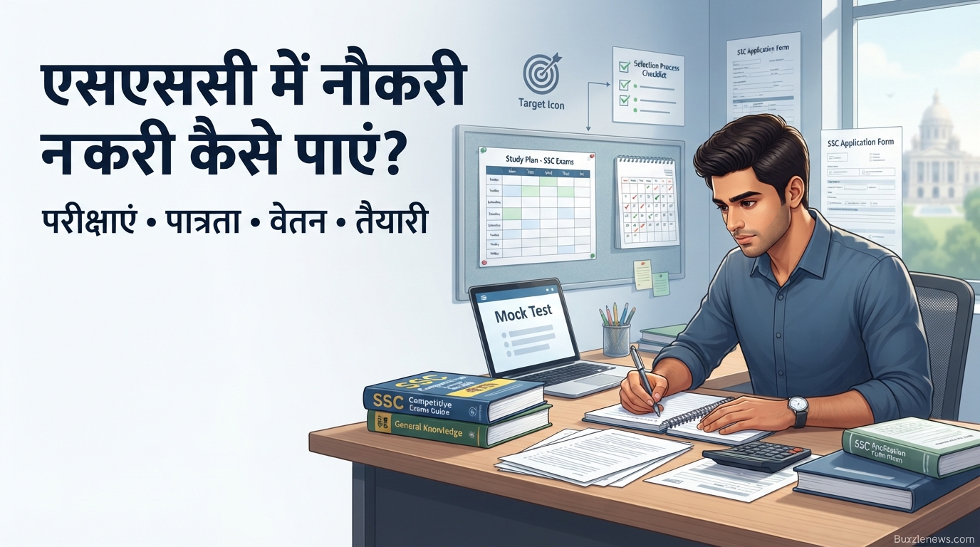 एसएससी में नौकरी कैसे पाएं परीक्षाएं, पात्रता, वेतन और तैयारी की पूरी जानकारी