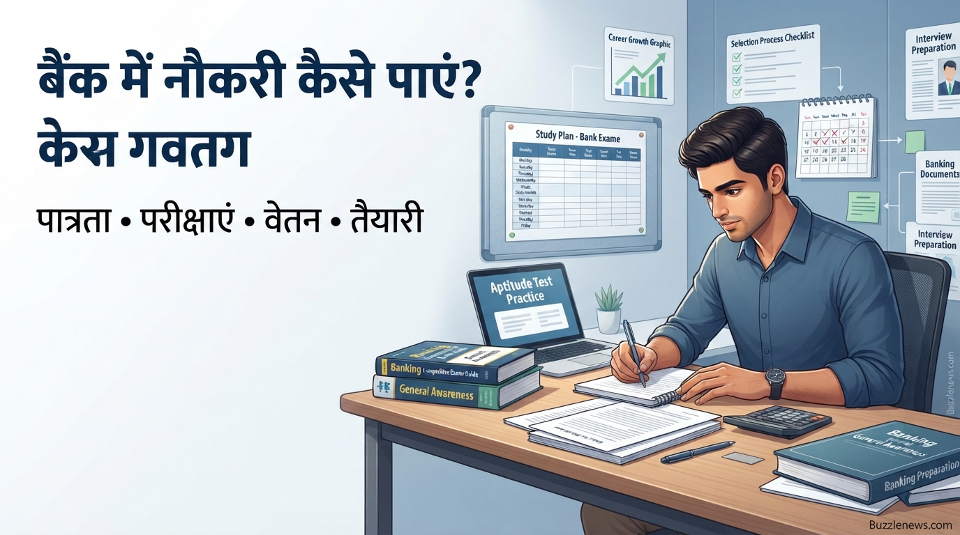 बैंक में नौकरी कैसे पाएं पात्रता, परीक्षाएं, वेतन और तैयारी की पूरी जानकारी