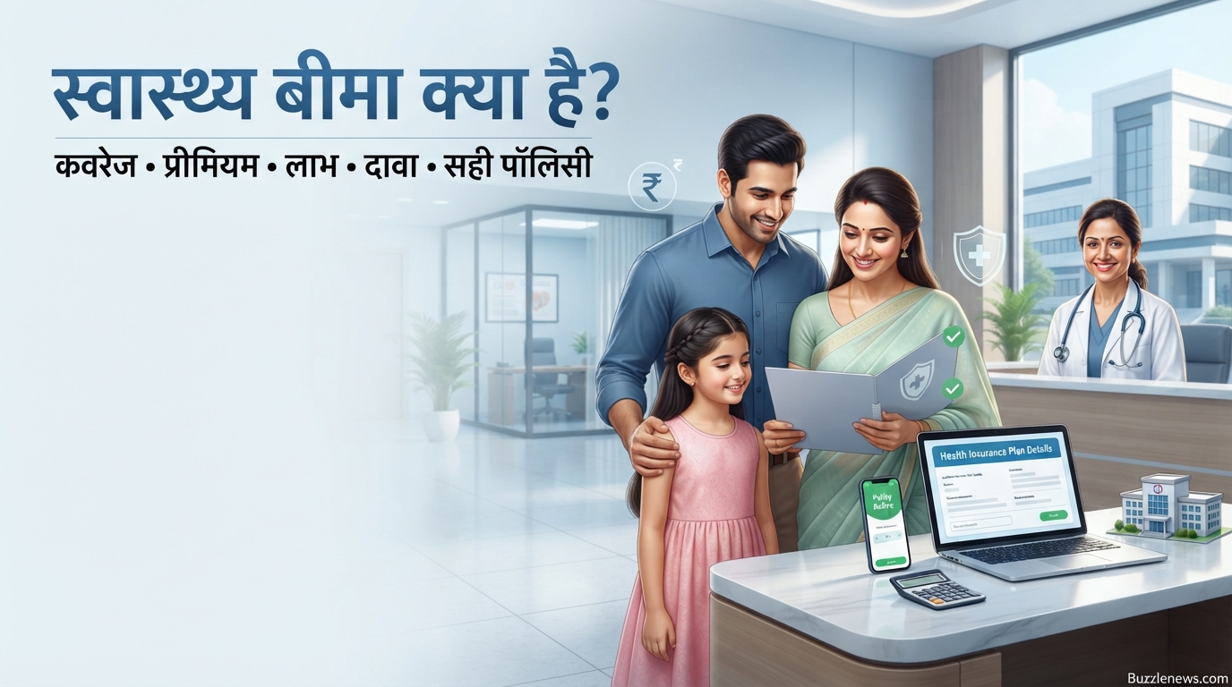स्वास्थ्य बीमा क्या है कवरेज, प्रीमियम, लाभ, दावा और सही पॉलिसी चुनने की पूरी जानकारी